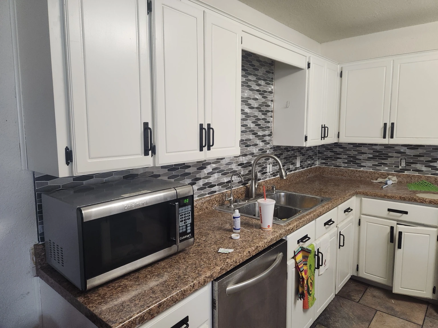 Earlier phase of the kitchen remodel by P&D